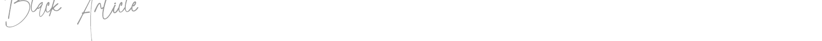 Black Article font preview
